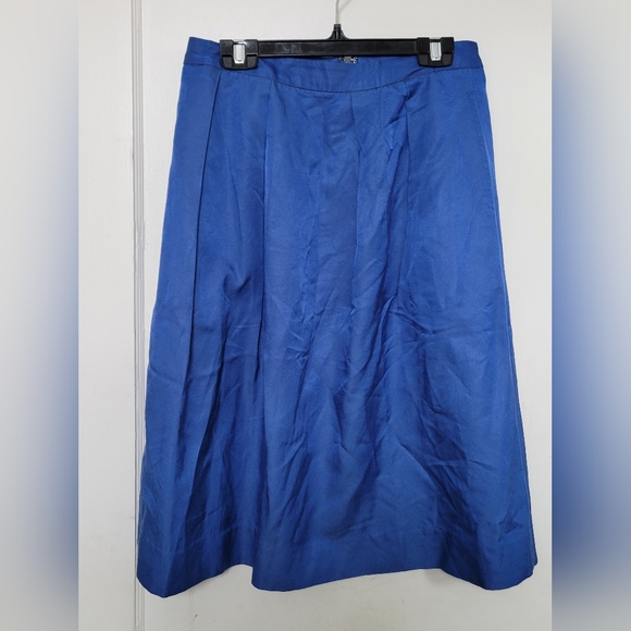 Blue A line skirt - Picture 1 of 7